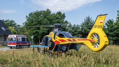 Wypadek busa z dziećmi pod Turkiem. 6 osób rannych