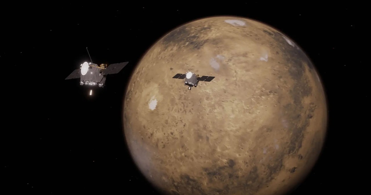 Zjawiskowe zdjęcia Ziemi i Księżyca z marsjańskiej sondy NASA