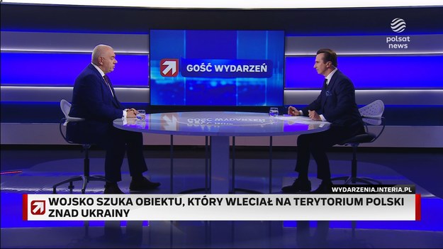 Sasin o niezidentyfikowanym obiekcie na terenie Polski: Nie wiem, czy ten dron spadł, czy dalej lata