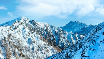 Pogodowa anomalia w masywie Marmolada w Dolomitach