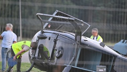 Helikopter zahaczył śmigłem o ziemię. Groźny wypadek na Mazowszu