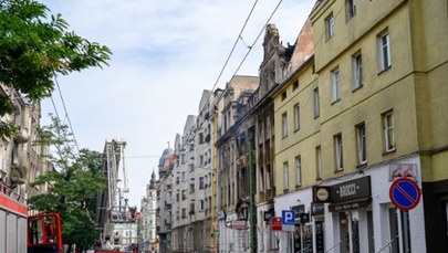 Ewakuacja kamienicy w Poznaniu. To budynek przy ul. Kraszewskiego