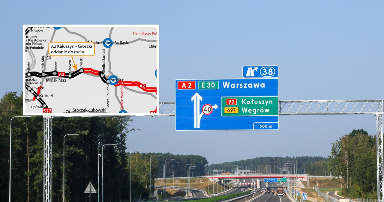 wątpienia, dobra, wiadomość, kierowców, podróżujących, autostradą, wschód, Warszawy, Generalna, Dyrekcja, Dróg, Krajowych, Autos Dodatkowe kilometry A2. Właśnie otwarto kolejny odcinek