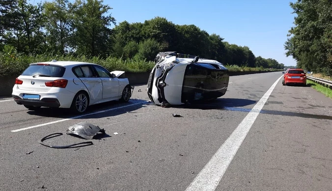 Aktywiści klimatyczni protestowali na autostradzie. Cztery osoby ranne