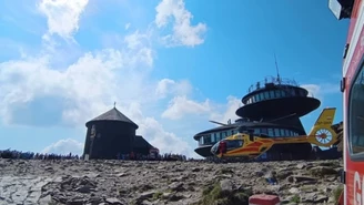 Tragedia w Karkonoszach. Turysta zmarł w drodze na Śnieżkę