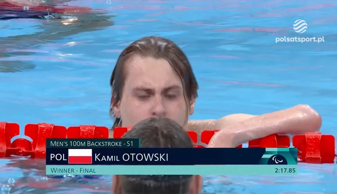 Kamil Otowski mistrzem paralimpijskim w pływaniu