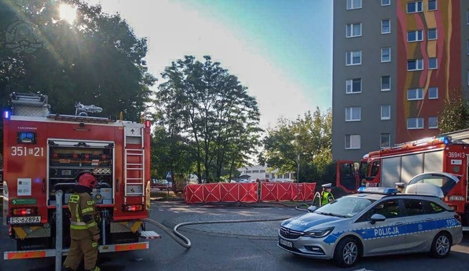 Dramat w Skierniewicach. Elektryczne auto zajęło się ogniem