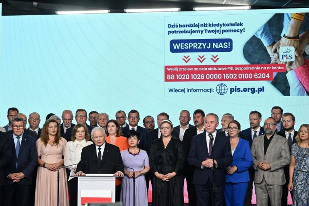 Skarbnik PiS Henryk Kowalczyk poinformował, że do godz. 12 w piątek dokonano 2 tys. 800 przelewów na kwotę ponad 505 tys. zł na działalność PiS. Podkreślił, że obecnie środki finansowe są partii "pilnie potrzebne", szczególnie, że zbliża się kampania prezydencka. Wczoraj PKW odrzuciła sprawozdanie PiS z wyborów parlamentarnych 2023 r.