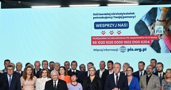 Skarbnik PiS Henryk Kowalczyk poinformował, że do godz. 12 w piątek dokonano 2 tys. 800 przelewów na kwotę ponad 505 tys. zł na działalność PiS. Podkreślił, że obecnie środki finansowe są partii "pilnie potrzebne", szczególnie, że zbliża się kampania prezydencka. Wczoraj PKW odrzuciła sprawozdanie PiS z wyborów parlamentarnych 2023 r.