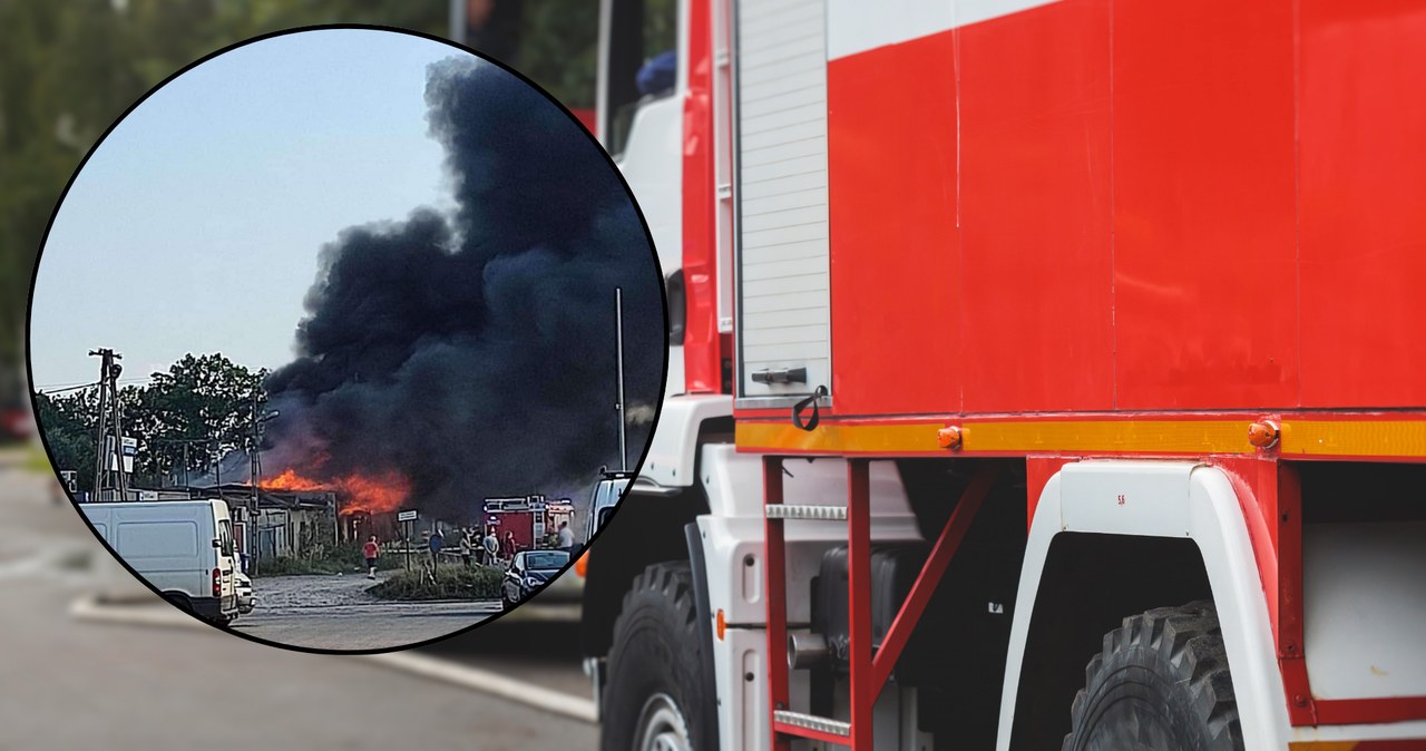  Kłęby dymu nad Krakowem. Straż przestrzega mieszkańców