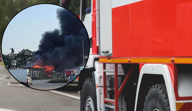 Pożar i kłęby dymu nad Krakowem. Straż ma apel do mieszkańców