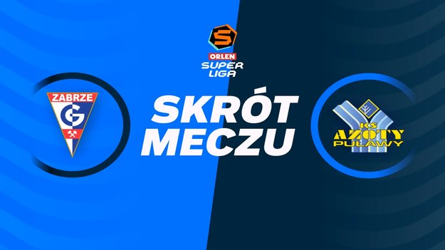 Skrót meczu Górnik Zabrze - Azoty-Puławy.