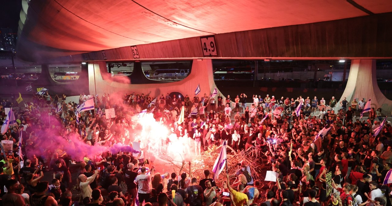  Masowe protesty w Izraelu. Zapowiadają paraliż kraju