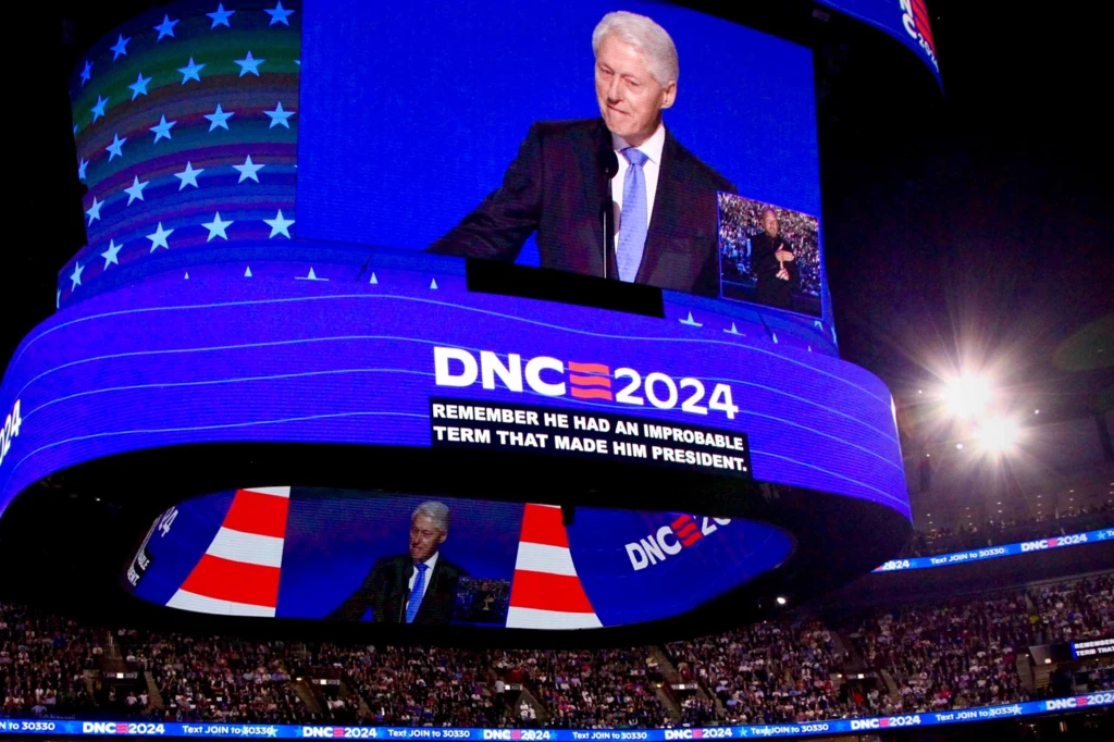 Bill Clinton na konwencji demokratów