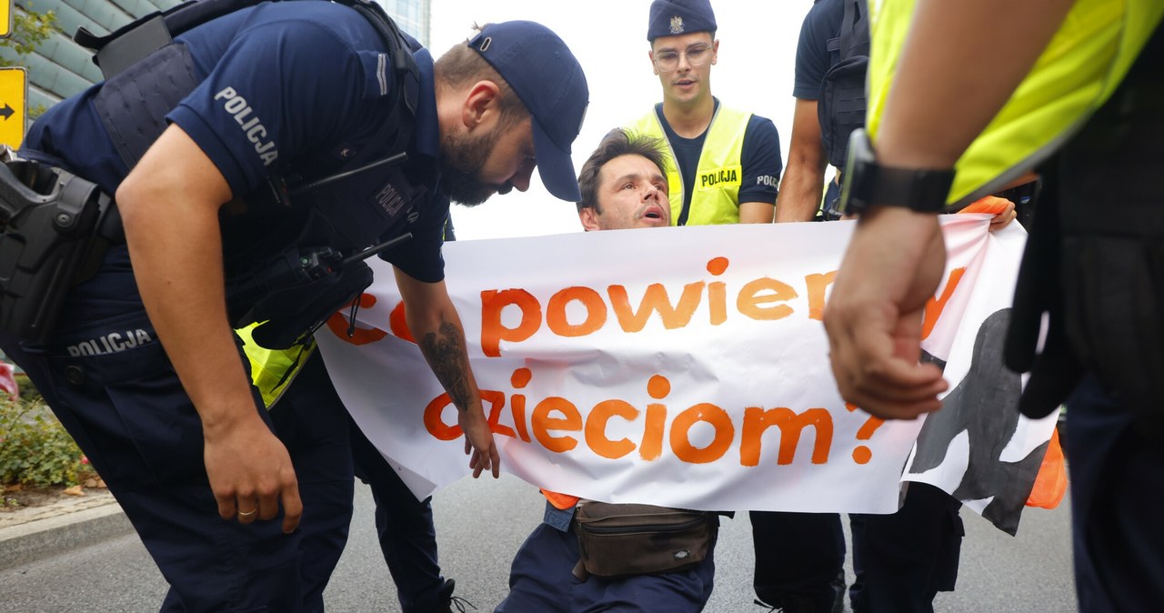  Protest w centrum stolicy. Musiała interweniować policja