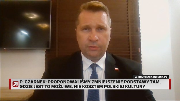 - Trzeba podnosić alarm w sprawie religii w szkole - powiedział Przemysław Czarnek w programie "Gość Wydarzeń". Dopytywany o to, czy wzywa rodziców do protestowania, powiedział: - Oczywiście, że tak. Mamy robić protest wszędzie tam, gdzie nie będzie przestrzegane prawo, nie będzie respektowane orzeczenie Trybunału Konstytucyjnego, gdzie na siłę pod wpływem prezydentów wielkich miast dyrektorzy będą musieli łamać prawo.