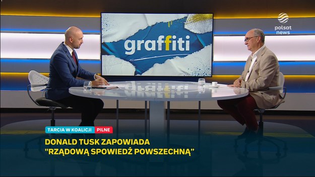 We wtorkowym "Graffiti" Marcin Fijołek zapytał Włodzimierza Czarzastego o to, czy jest już przygotowany do "spowiedzi powszechnej", którą zapowiedział w sobotę premier Donald Tusk. Chodzi o to, na ile zostały spełnione obietnice obecnego rządu. Premier zdecydował o przeprowadzeniu spotkań wszystkich resortów ze środowiskami i grupami, które "mają jakieś powody do niepokoju albo być może straciły trochę zaufania czy wiary w determinację rządu".- Nie wiem, co pan premier miał na myśli. Rozumiem, że ma sobie powakacyjne przemyślenia - powiedział wicemarszałek Sejmu i współprzewodniczący Nowej Lewicy Włodzimierz Czarzasty. - Ja się dowiaduję z mediów o jakichś takich rzeczach, które właściwie mają miejsce, ale są jakoś nowo nazwane. Nie za bardzo wiem, co się kryje za tymi wszystkimi historiami - przyznał. 