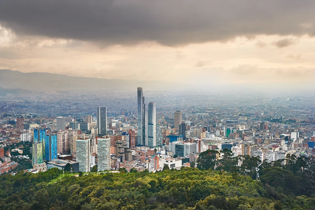 Bogota, stolica Kolumbii