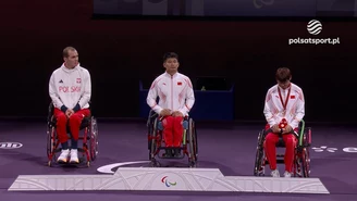 Michał Dąbrowski srebrnym medalistą paralimpijskim! Ceremonia medalowa z udziałem Polaka