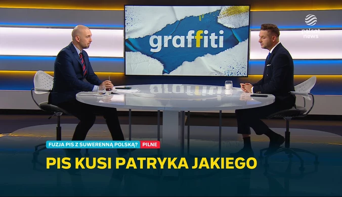 Połączenie PiS i Suwerennej Polski? Jaki wyjaśnia w "Graffiti"