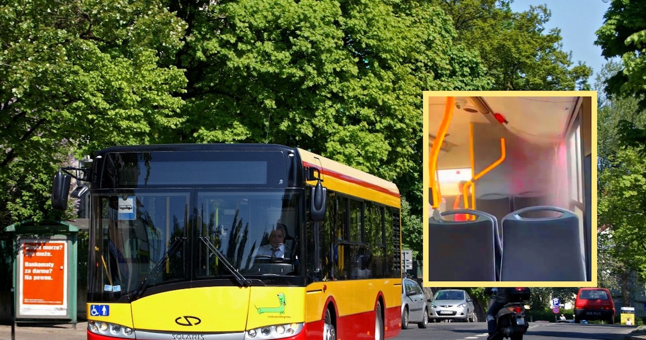 Nagranie, widowiskowego, wyciek, płynu, chłodniczego, który, głowy, pasażerów, autobusie, Solarisa, nieopodal, Poznania, szybko, Wpadka producenta? Dlaczego Solarisy kąpią pasażerów w płynie chłodniczym?