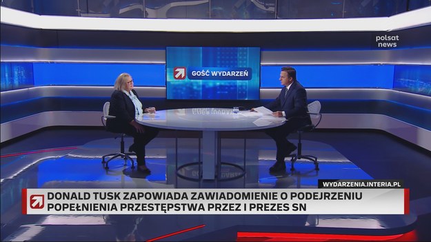 - Oczywiście żadnego "zamachu" nie było. Zastosowałam przepisy ustawy o Sądzie Najwyższym tak, jak one brzmią, a nie tak, jak ja je rozumiem - powiedziała I Prezes SN Małgorzata Manowska, nawiązując do słów premiera Donalda Tuska.