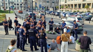 Zablokowali centrum Warszawy. Apelują do Donalda Tuska