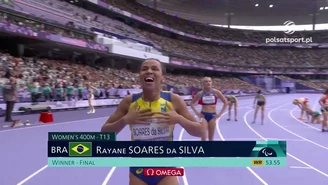 Rayane Soares da Silva pobiła rekord świata w biegu na 400 metrów w klasie T13. WIDEO