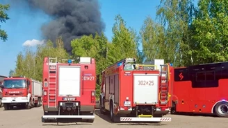 Kłęby dymu nad Zabrzem. Wydano alert RCB