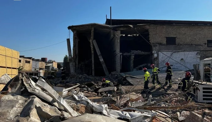 Eksplozja w Kijowie. Runął budynek, służby w akcji