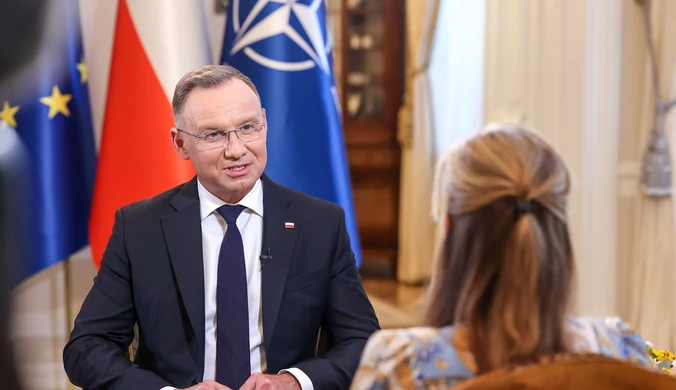 Andrzej Duda w amerykańskiej telewizji. Porównywał Polskę do USA 