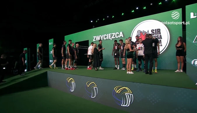 Ceremonia medalowa po turnieju Bogdanka Volley Cup im. Tomasza Wójtowicza. WIDEO