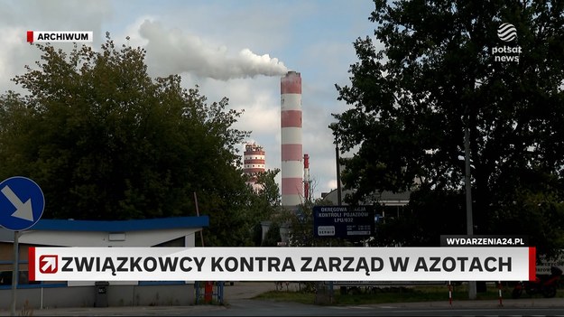 Bez wsparcia rządu Grupie Azoty grozi upadłość - przekonują związkowcy firmy. Jest konflikt między związkowcami i zarządem z powodu problemów z rentownością i pieniędzmi, a ludzie boją się utraty pracy. Na bezrobocie mogłoby trafić nawet kilkaset osób. Materiał przygotował Łukasz Dubaniewicz.

