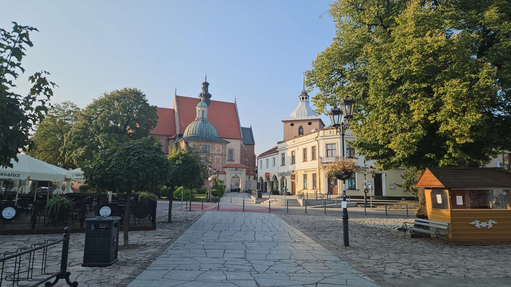 Rynek w Niepołomicach. To w tym mieście Mariusz spędzał sporo czasu