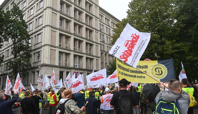 Protest górników w Warszawie. "Sytuacja jest co najmniej ekstremalna"