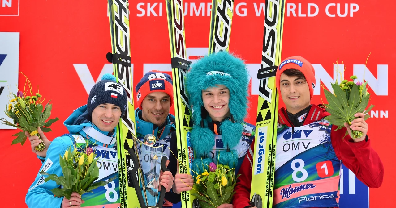 Kamil Stoch, Piotr Żyła, Klemens Murańka i Maciej Kot