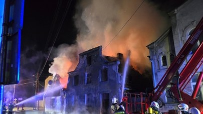 Pożar kamienic w Lidzbarku Welskim. Zaczęło się od pustostanu