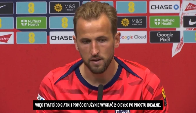 Harry Kane o strzeleniu dwóch goli w  swoim 100. występie w reprezentacji. WIDEO 