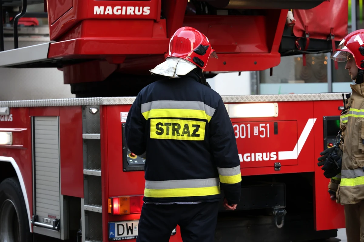 Jedna osoba zginęła w pożarze drewnianego domu w Nowej Górze w powiecie krakowskim. Z ogniem walczyło ponad 50 strażaków.     