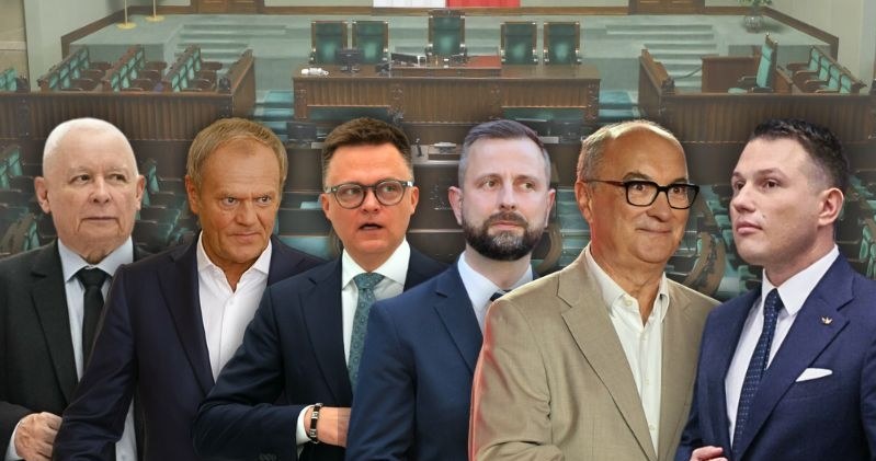  Zmiana trendu w najnowszym sondażu. Przetasowania w poparciu dla partii