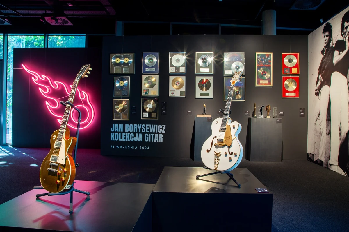 To pierwsza taka aukcja w Polsce. W galerii Desa Unicum w Warszawie będzie można zlicytować kolekcję 27 gitar należących do wybitnego muzyka i kompozytora - Jana Borysewicza. Znany głównie z grupy Lady Pank muzyk zdecydował się przekazać swoje instrumenty, osobistą biżuterię i nagrody za dokonania w świecie muzycznym pod młotek. Gitary, które można już oglądać w warszawskiej Desie, to nie tylko sprawne instrumenty, ale też dzieła sztuki lutniczej, robione na specjalne zamówienie artysty.