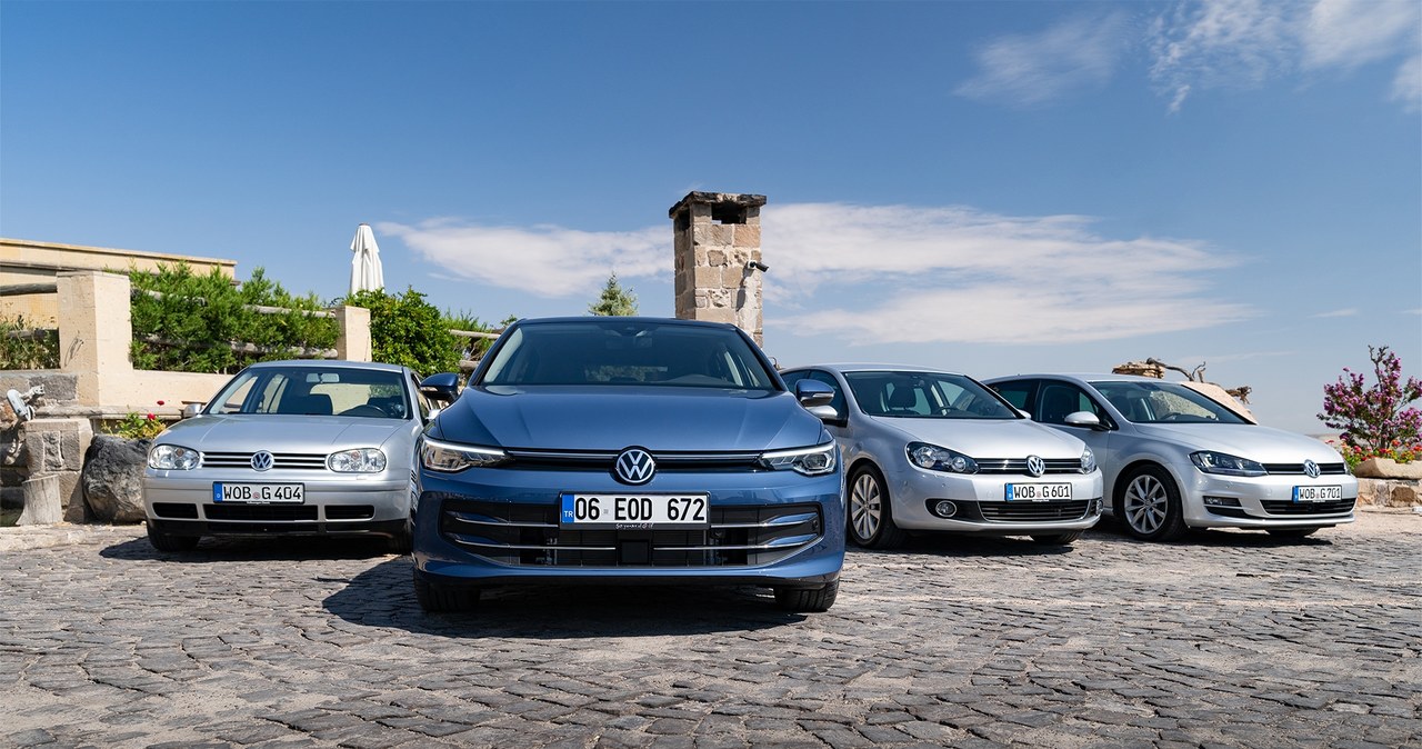 Volkswagen Golf ma już 50 lat. Tak ikona zmieniła się przez generacje