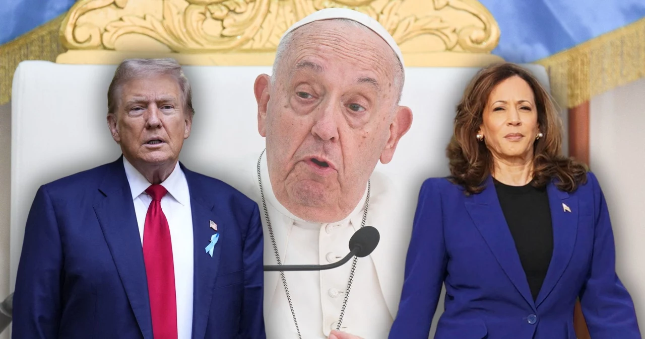 Wybory prezydenckie w USA. Papież Franciszek w ostrych słowach mówił o Donaldzie Trumpie i Kamali Harris