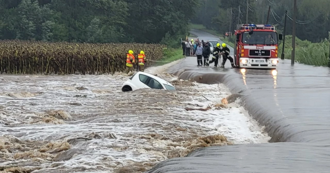 Dramatyczna akcja ratunkowa w Kałkowie