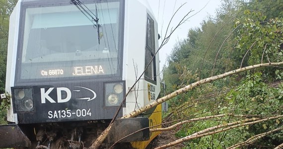 Intensywny deszcz spowodował podmycie torów kolejowych i problemy z ruchem pociągów na Dolnym Śląsku i Opolszczyźnie. Autobusy zastępują pociągi m.in. na trasie Jelenia Góra - Szklarska Poręba.