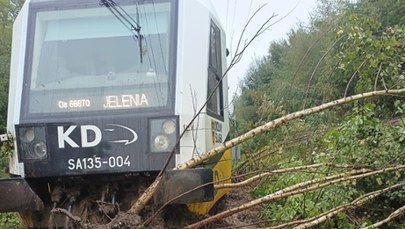 Podmyte tory, wstrzymane pociągi. Problemy na Dolnym Śląsku i Opolszczyźnie