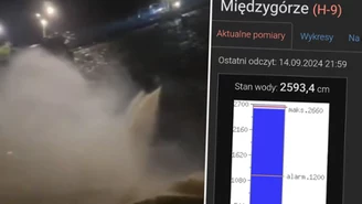 Tama w Międzygórzu przelała. "Poziom wody przekroczył stan krytyczny"