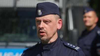 Szef policji Marek Boroń po wypadku. Opuścił już szpital