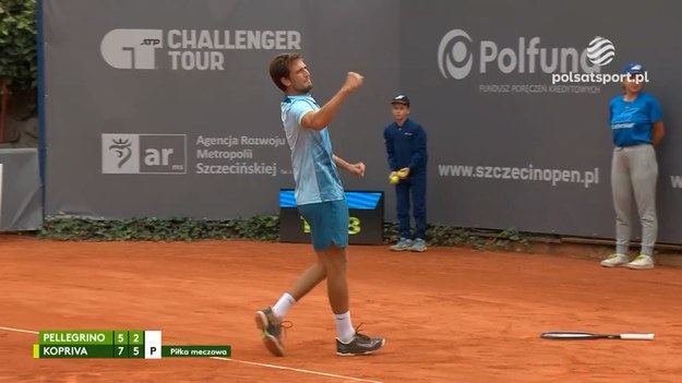 Skrót meczu Andrea Pellegrino - Vit Kopriva w finale ATP Challengera w Szczecinie.

