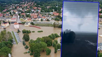 Niż Boris nabiera rozmachu. Trąba powietrzna pod Krotoszynem